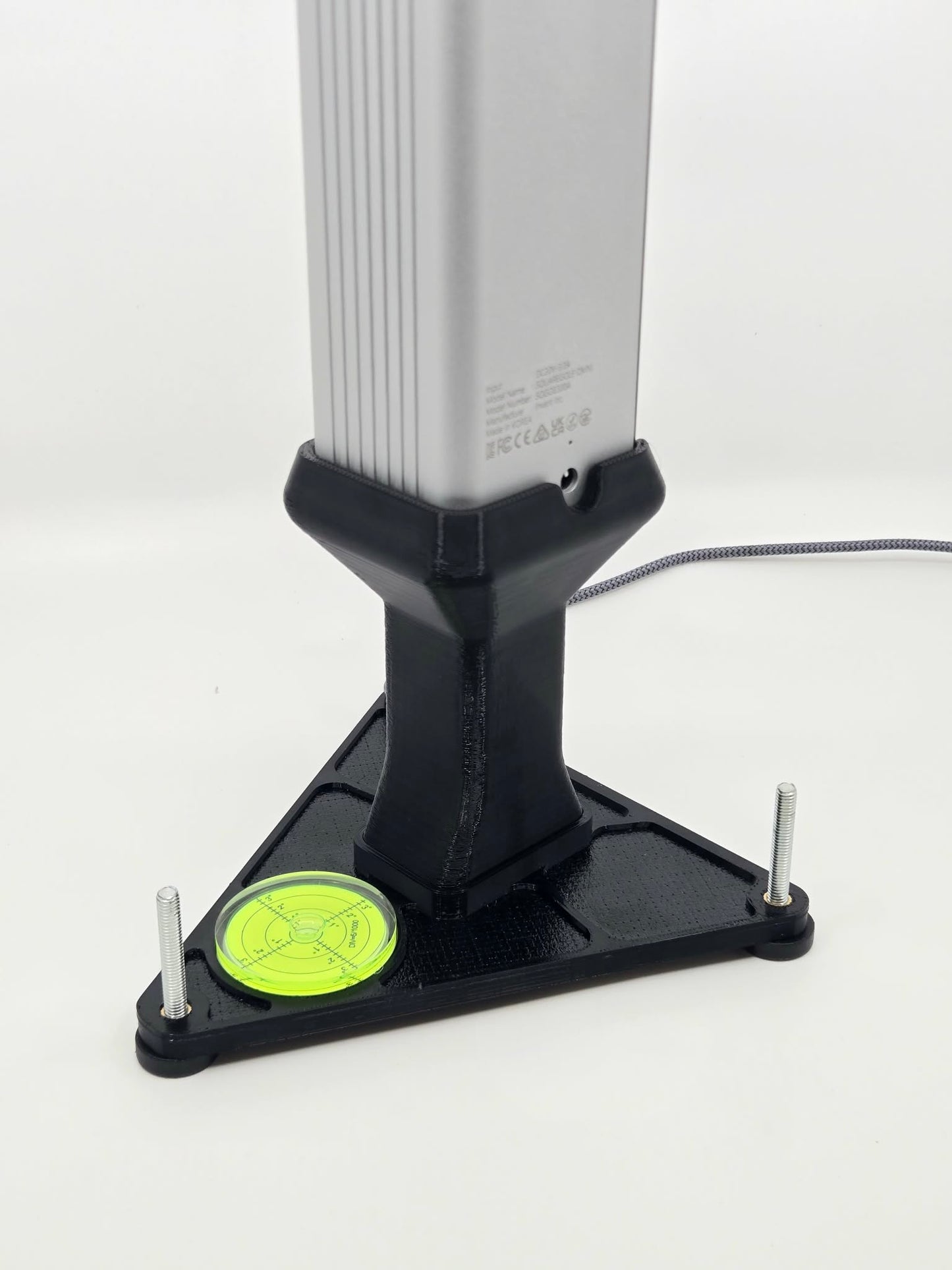 Tripod Replacement Stand for Square Golf Omni, Polycarbonate Pillar with USB Access, Bubble Level and Adjustable Feet