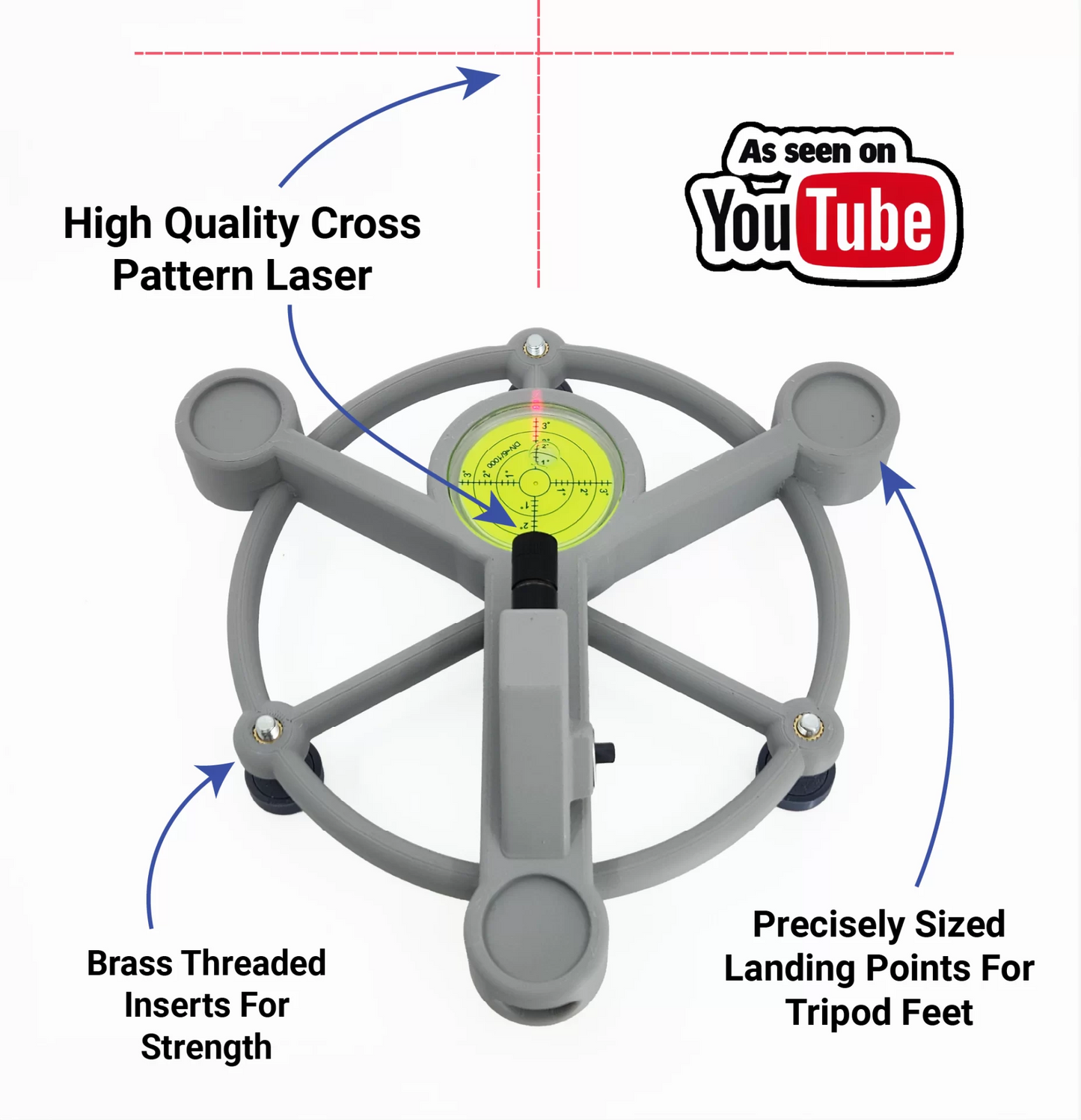 Rapsodo MLM2Pro leveling stand with laser alignment