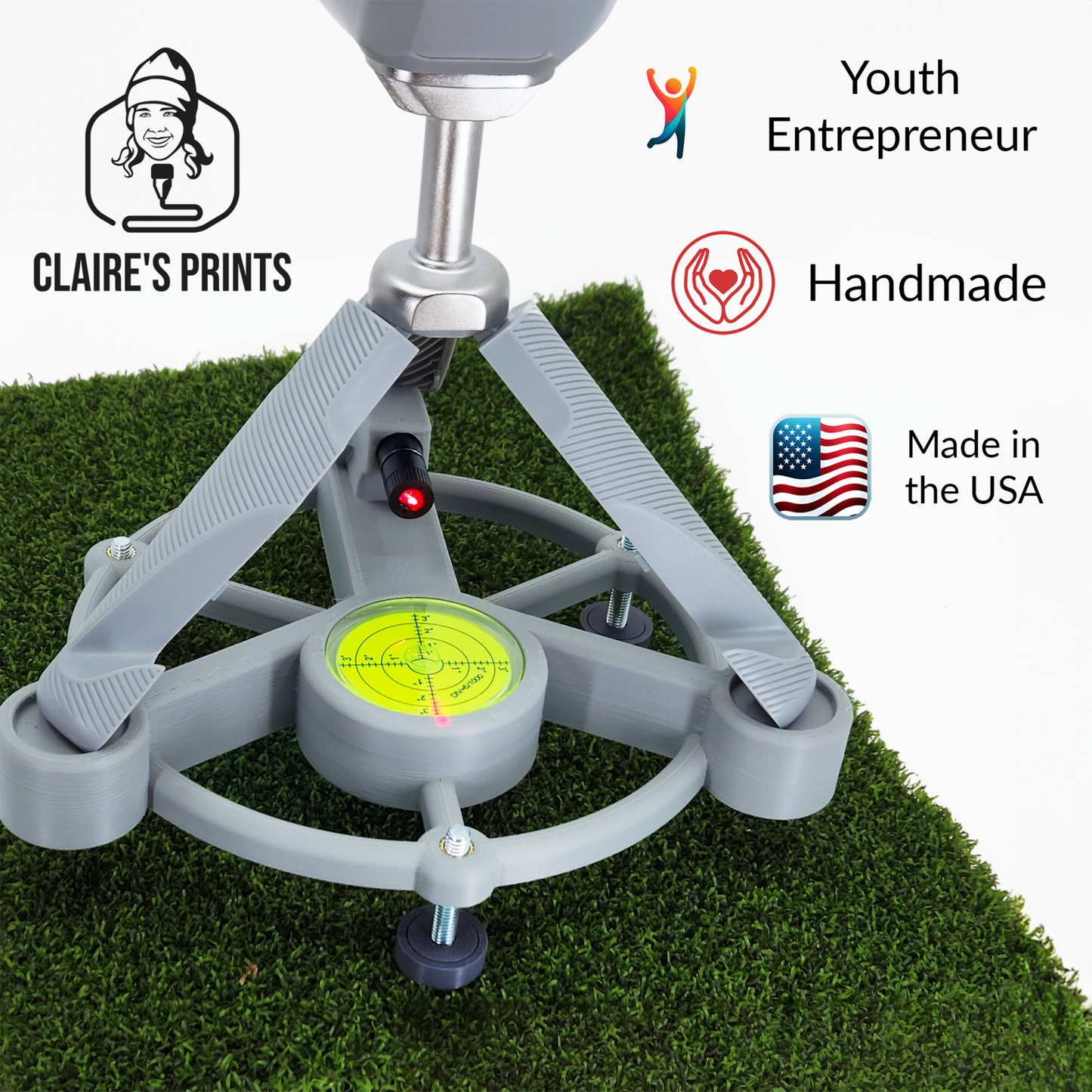 Rapsodo MLM2Pro leveling stand with laser alignment