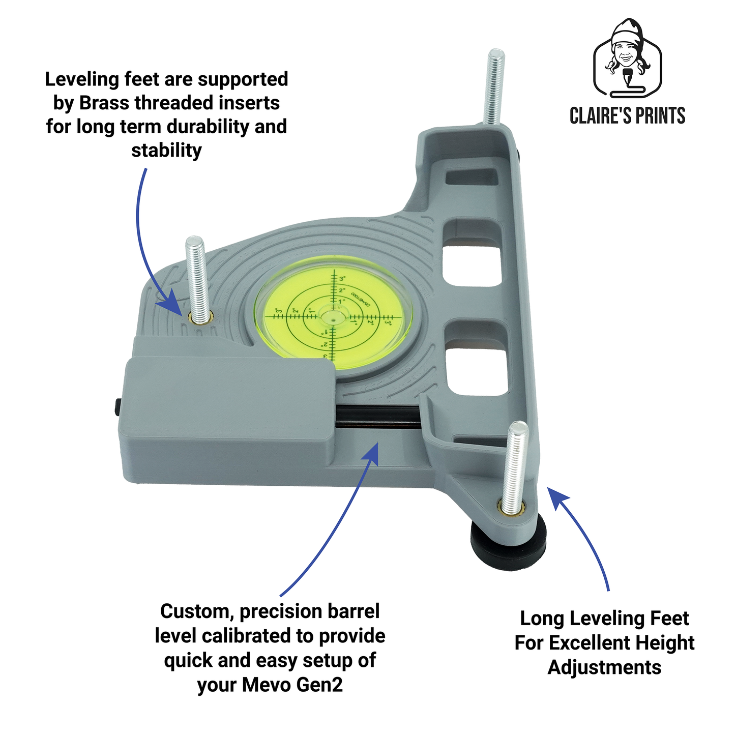 Laser Leveling and Alignment Stand Compatible with Mevo Gen2 Launch monitor (Laser Align & Level for the Mevo Gen2)