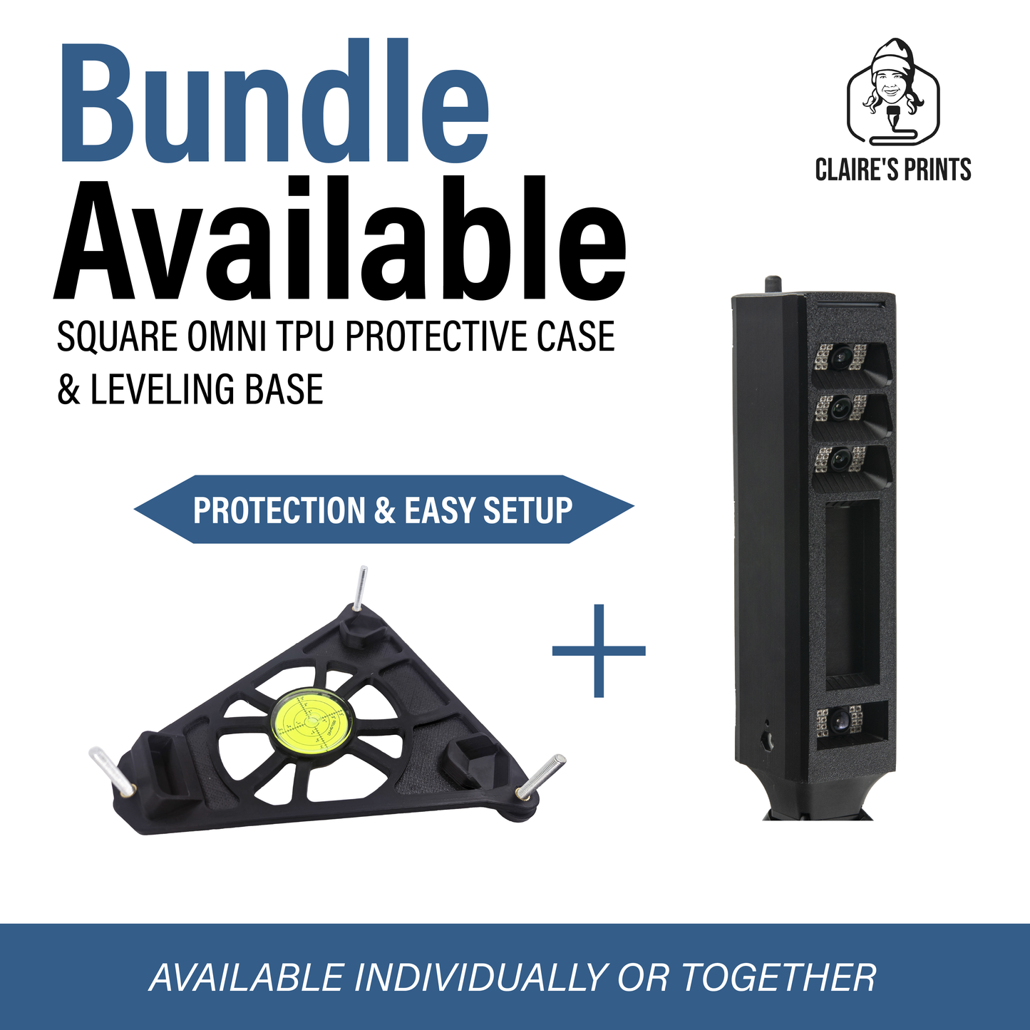 Square Omni Protective Case - Shock absorbing TPU case
