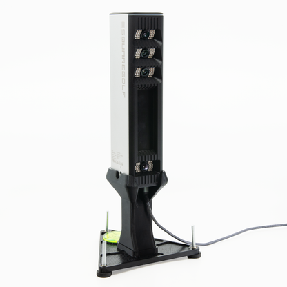 Tripod Replacement Stand for Square Golf Omni, Polycarbonate Pillar with USB Access, Bubble Level and Adjustable Feet