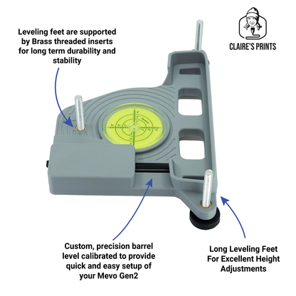 Mevo Gen2 laser alignment stand showing cross-pattern laser for accurate target line alignment in simulator setups