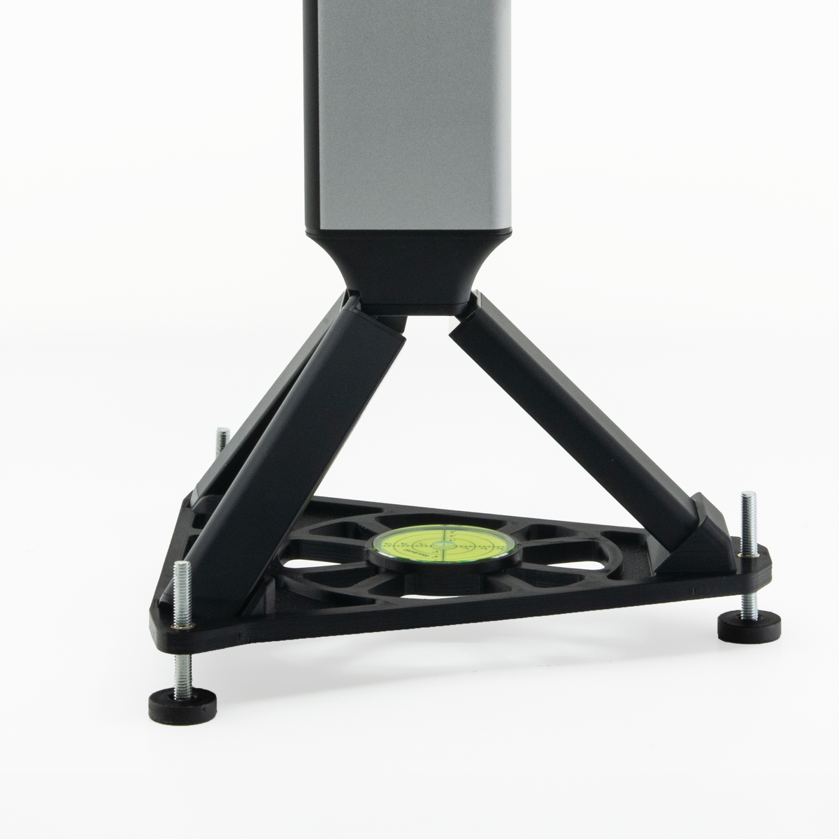 Leveling Base for Square Golf Omni, Adjustable Feet and Precision Bubble Level