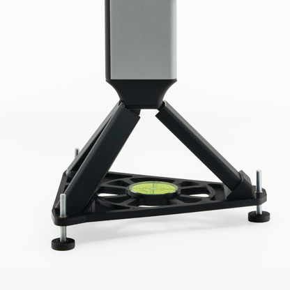 Leveling Base for Square Golf Omni, Adjustable Feet and Precision Bubble Level