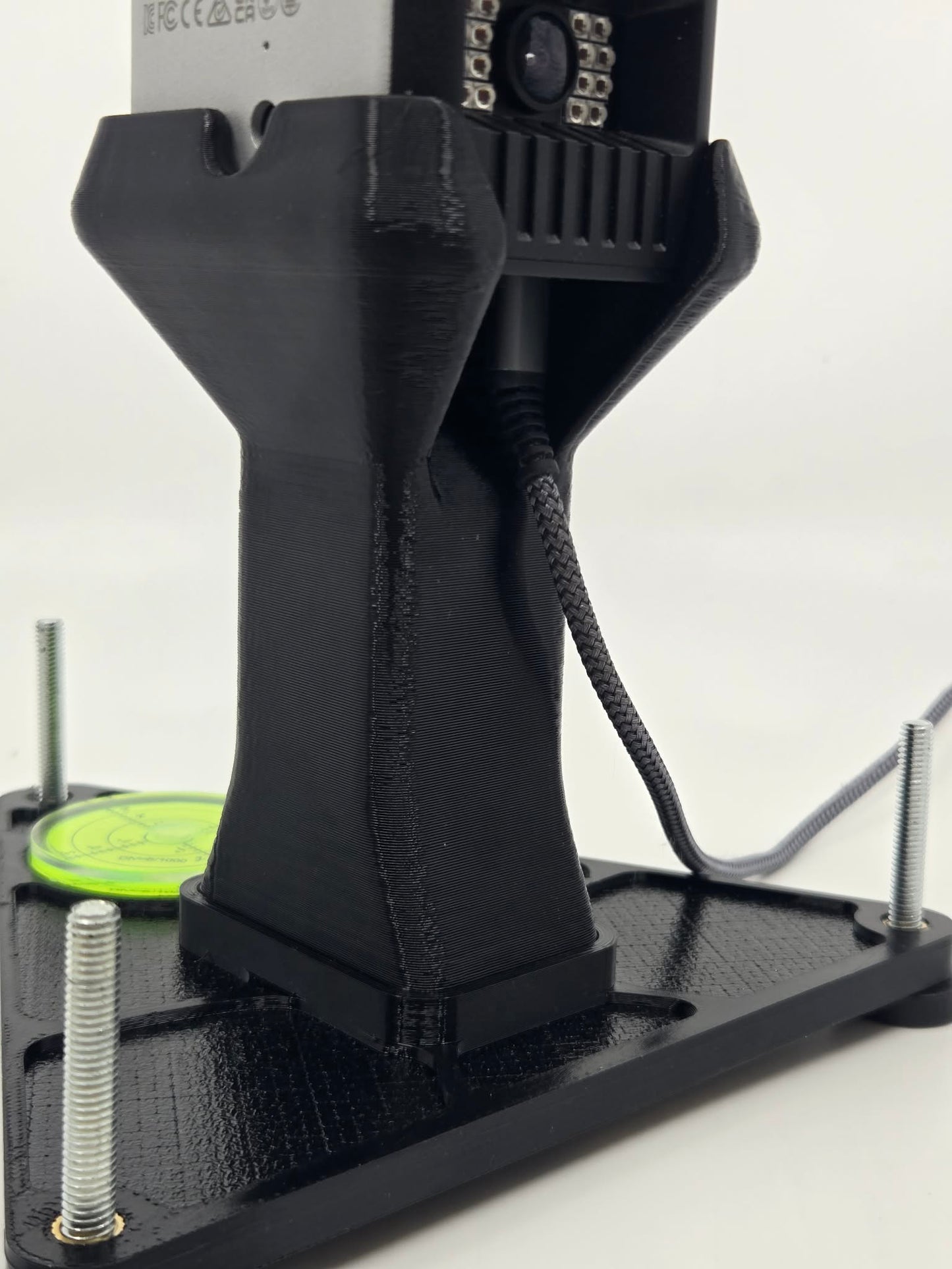 Tripod Replacement Stand for Square Golf Omni, Polycarbonate Pillar with USB Access, Bubble Level and Adjustable Feet