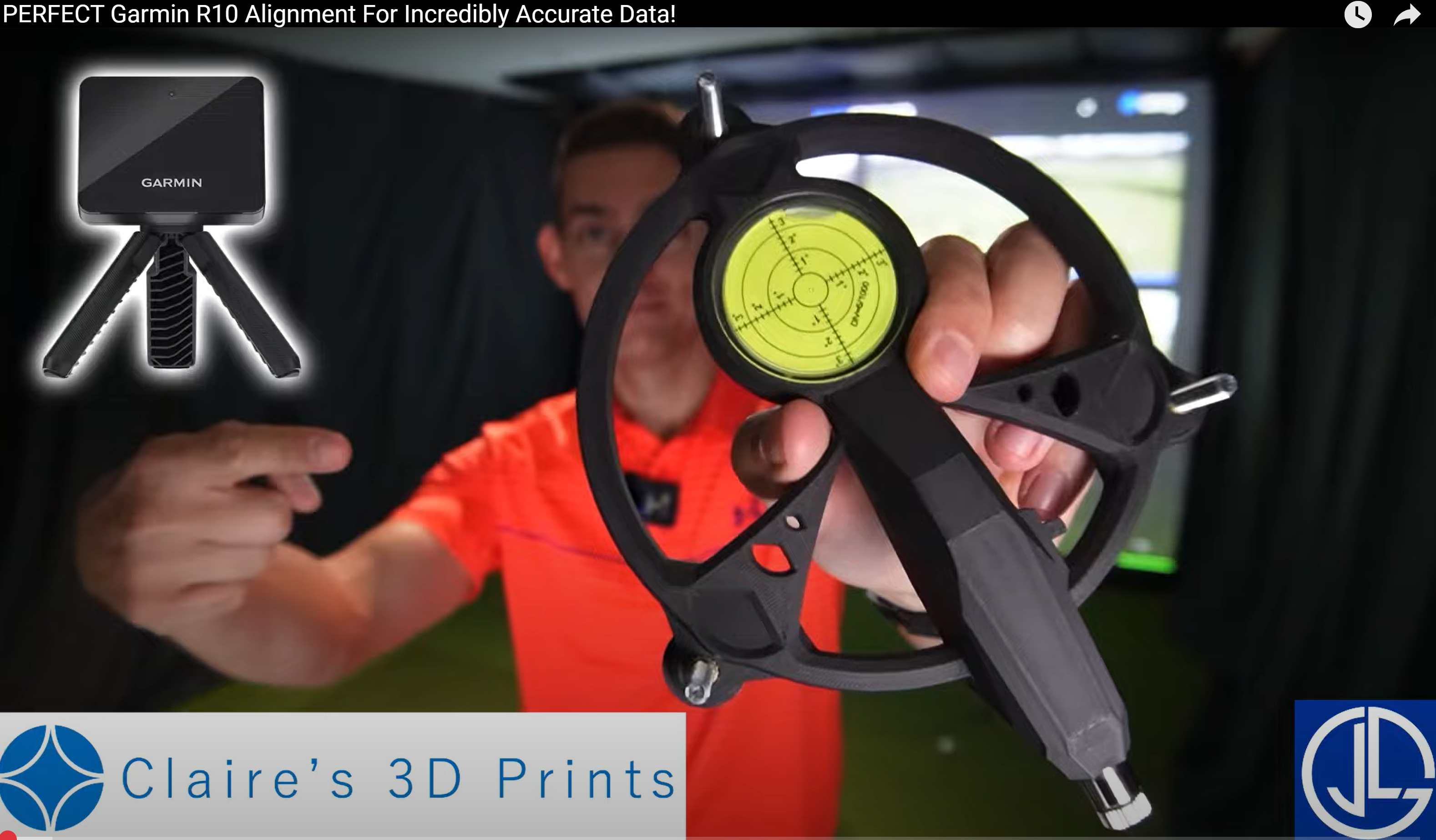 Load video: Review of Garmin R10 leveling stand