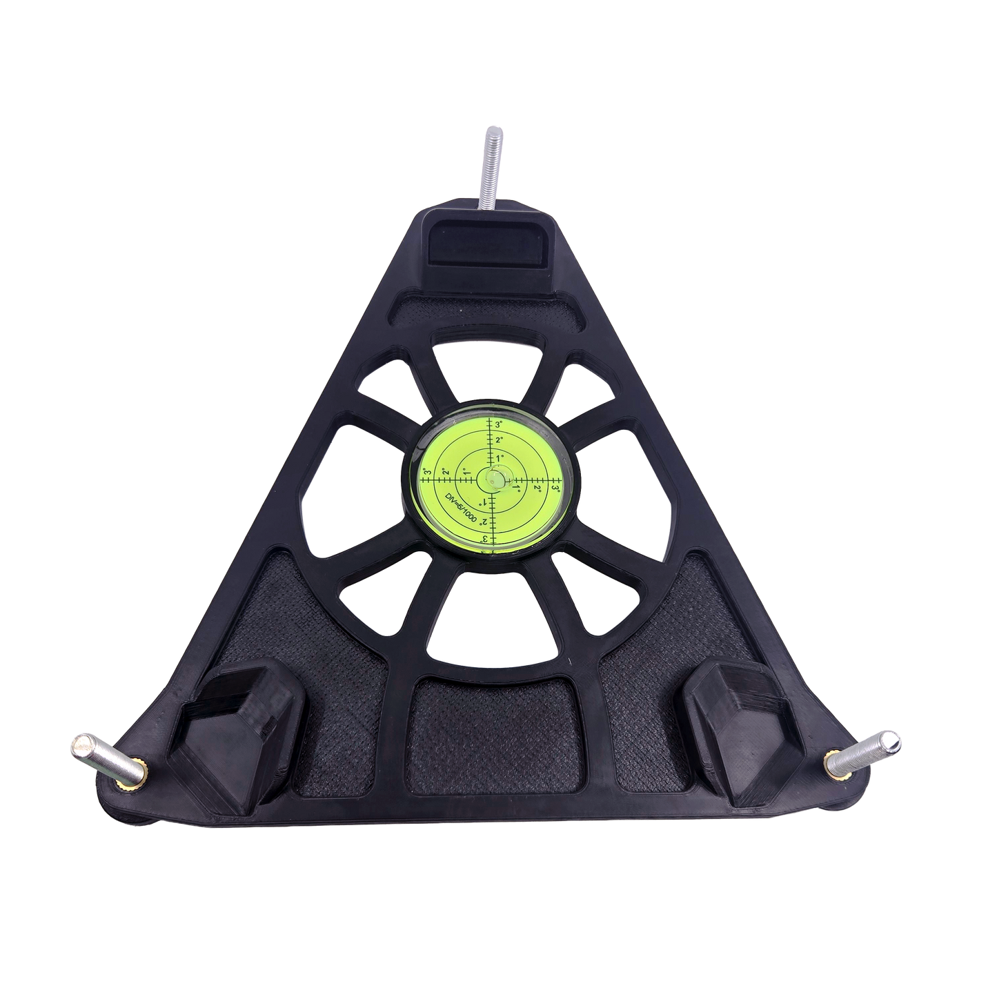 Leveling Base for Square Golf Omni, Adjustable Feet and Precision Bubble Level