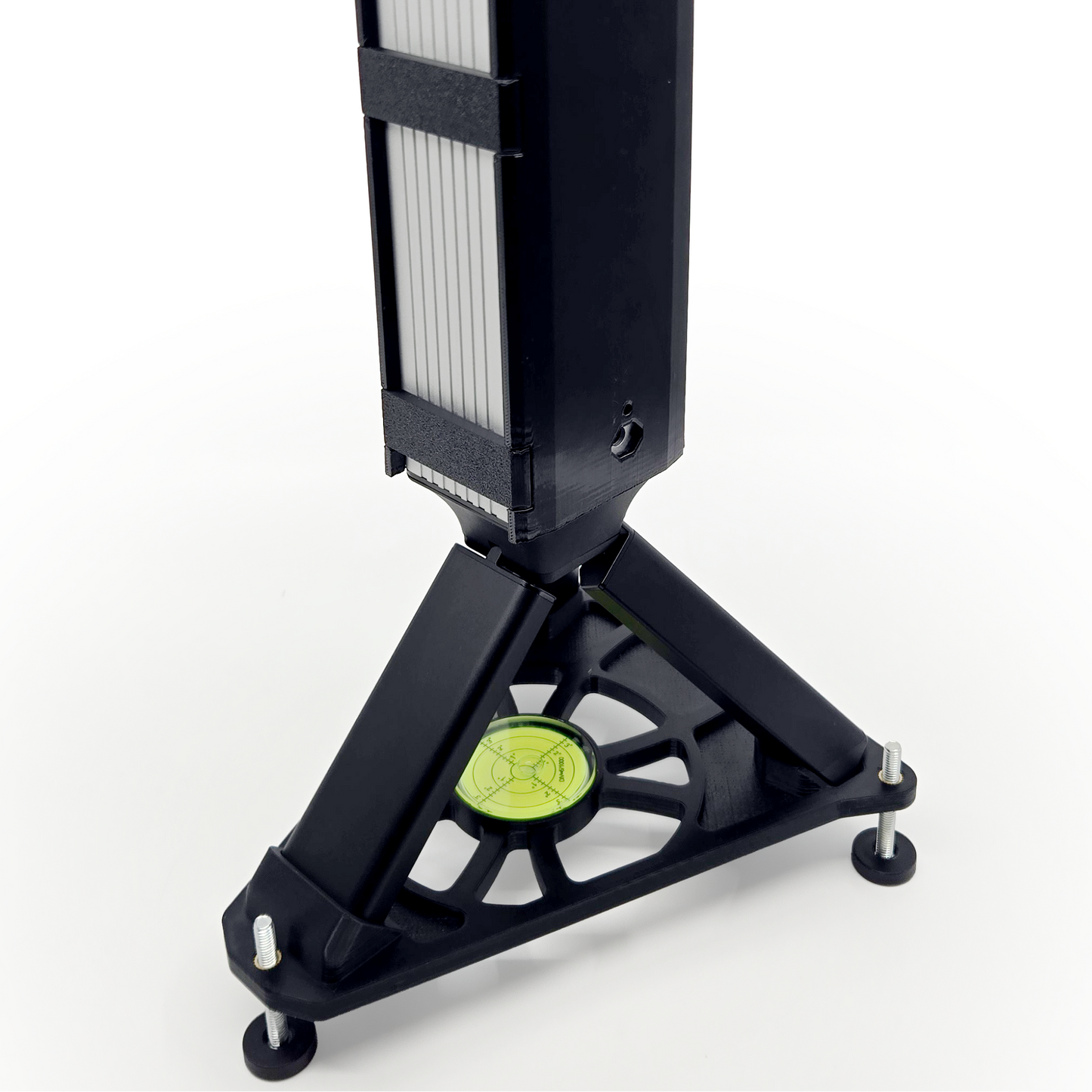 Leveling Base for Square Golf Omni, Adjustable Feet and Precision Bubble Level