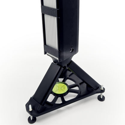 Leveling Base for Square Golf Omni, Adjustable Feet and Precision Bubble Level